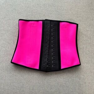 Neon Pink and Black Waist Trainer